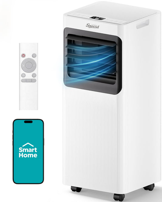 16,000 B T U Portable Air Conditioners for Large Room up to 750 Sq. Ft., 5-in-1 Smart AC with WiFi App, Remote Control, Fast Cooling