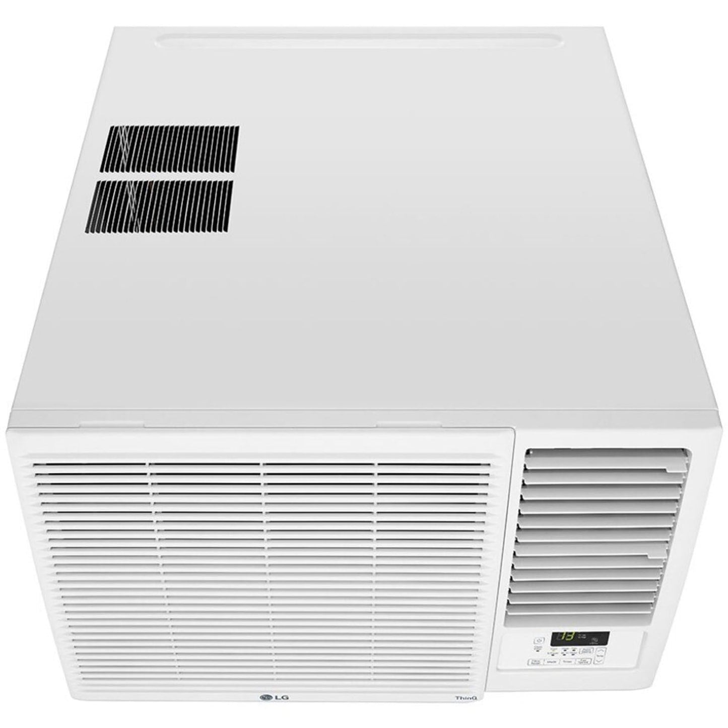 LG 18,000 BTU Heat and Cool Window Air Conditioner with WiFi Controls, Smart Temperature Control for Rooms up to 1,000 Sq. Ft., White