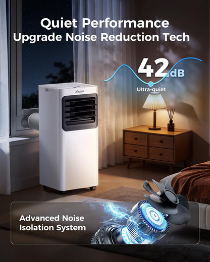 16,000 B T U Portable Air Conditioners for Large Room up to 750 Sq. Ft., 5-in-1 Smart AC with WiFi App, Remote Control, Fast Cooling
