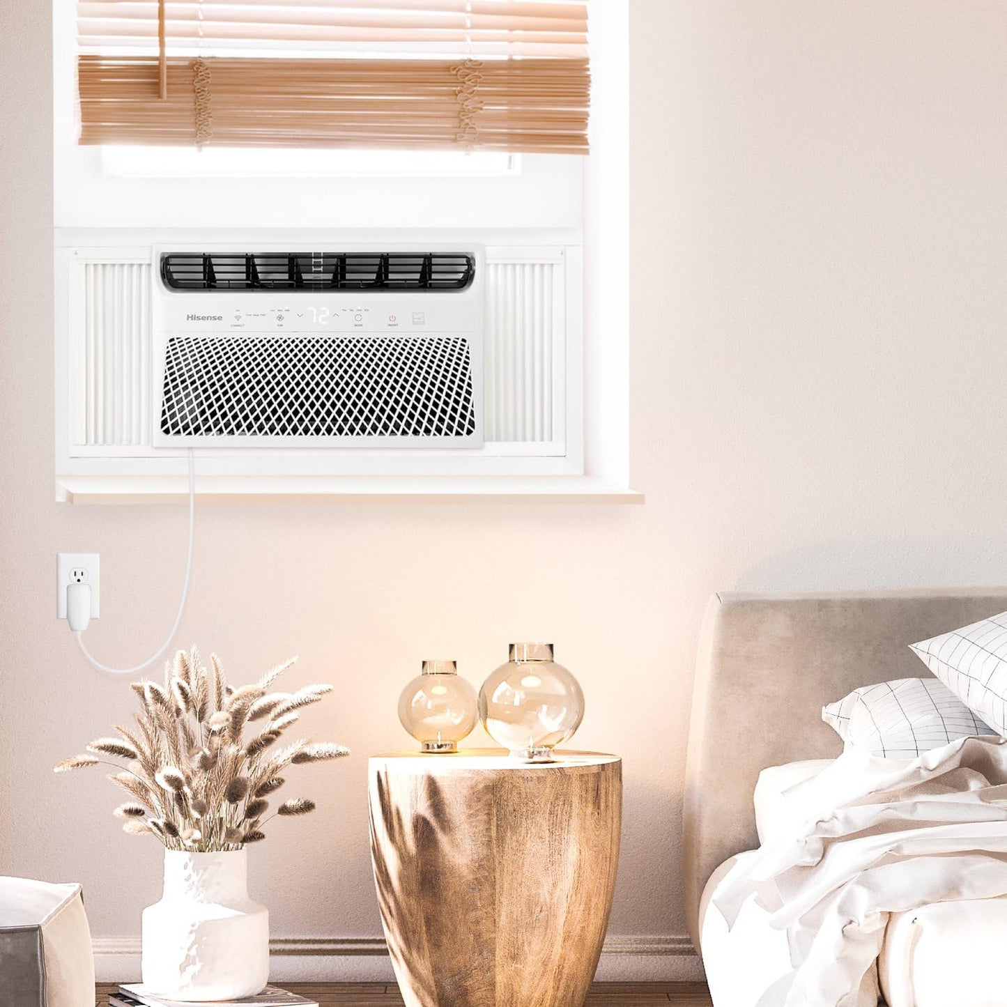 Hisense 5,000 BTU 115V Window Air Conditioner with Mechanical Rotary Controls, Window AC Unit for Apartment