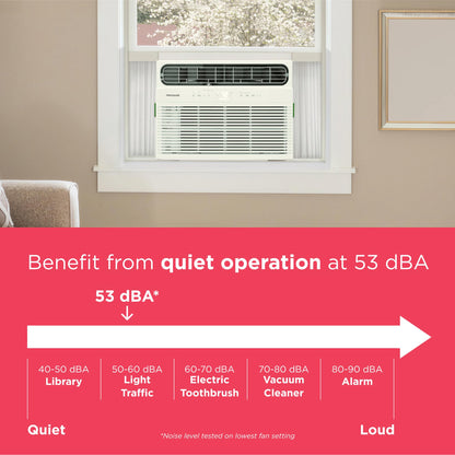Frigidaire 10,000 BTU Smart Window Air Conditioner with Wi-Fi, Cools Up to 450 Sq. Ft., Remote Control, Quiet Operation, Eco Mode, 3 Fan Speeds, White