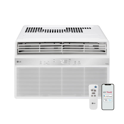 LG LW1025RSMX Window Conditioner, Wi-Fi Enabled w/Remote, 450 Sq.Ft, 4-Way Air Deflection, 2 Cooling
