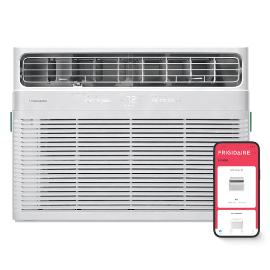 Frigidaire 18,000 BTU Smart Window Air Conditioner with Wi-Fi, Cools Up to 1,020 Sq. Ft., Remote Control, Quiet Operation