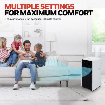 Honeywell 13,500 BTU Slim & Smart WiFi Portable AC with Fan, Dehumidifier, Alexa/Google Home Voice Control