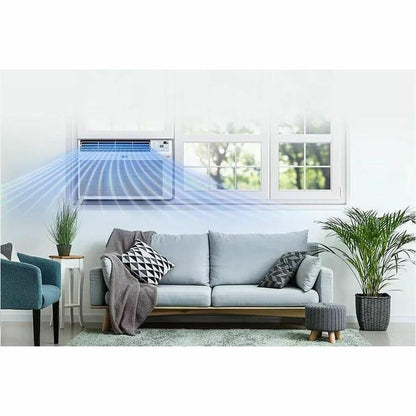LG 10000 BTU Window Air Conditioners [2023] Remote Control WiFi App Ultra-Quiet Washable Filter Cools 450Sq.Ft