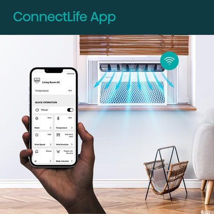 Hisense 5,000 BTU 115V Window Air Conditioner with Mechanical Rotary Controls, Window AC Unit for Apartment