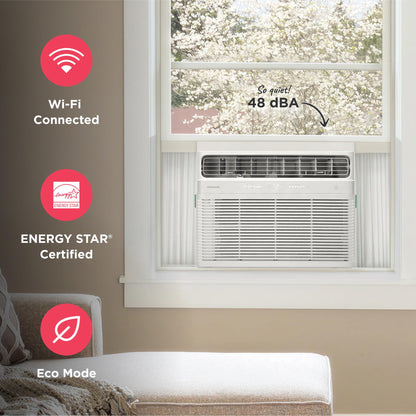 Frigidaire 24,000 BTU Smart Inverter Window Air Conditioner with Wi-Fi and Energy Star Certification, Cools Up to 1,020 Sq. Ft.